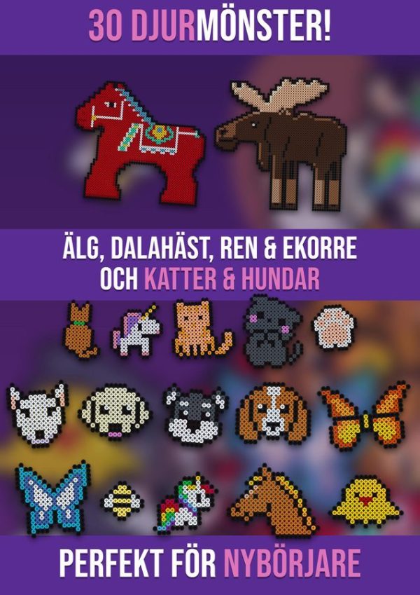 Djur pärlplattemönster – Bas