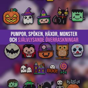 60 Halloween-mönster för pärlplattor – pumpor, spöken, häxor och monster