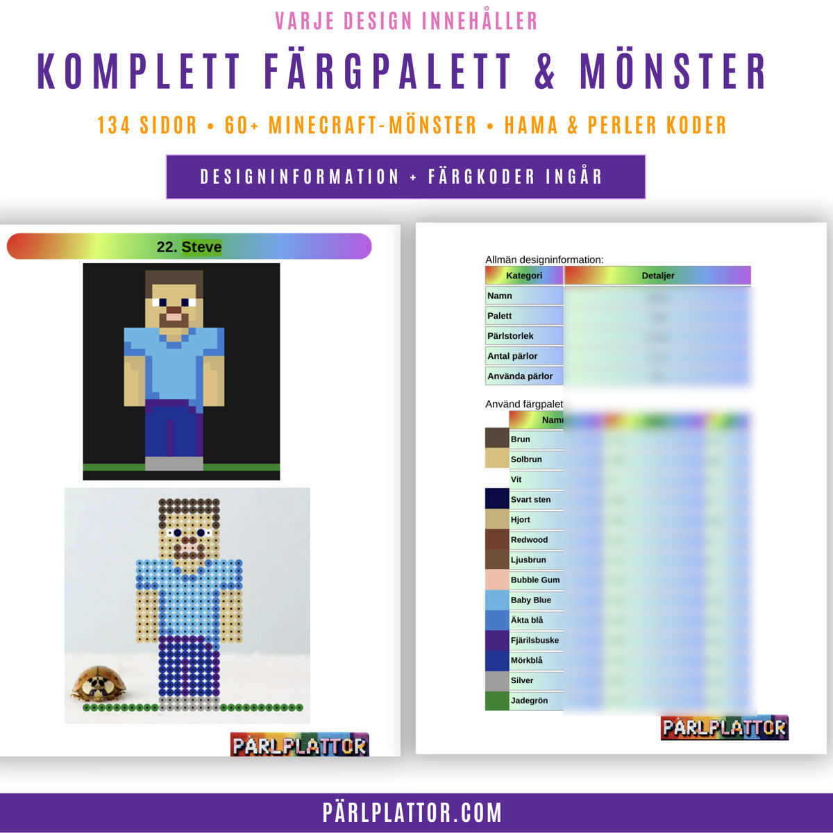 170+ Minecraft Pärlplattemönster - Bild 3