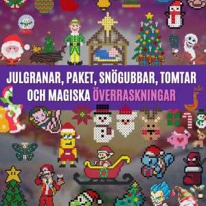 60+ Jul Pärlplattemönster
