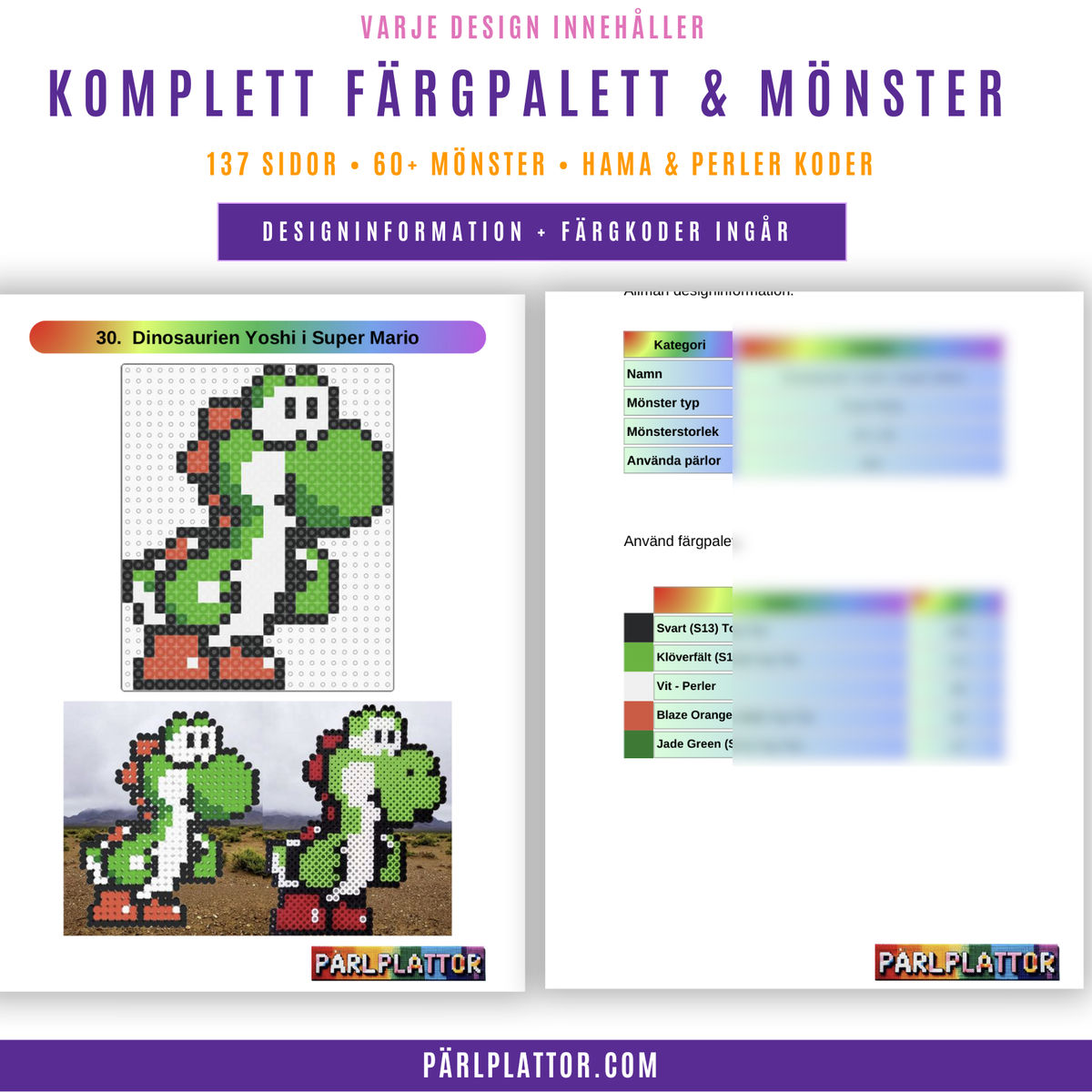 180+ Super Mario Pärlplattemönster - Bild 3