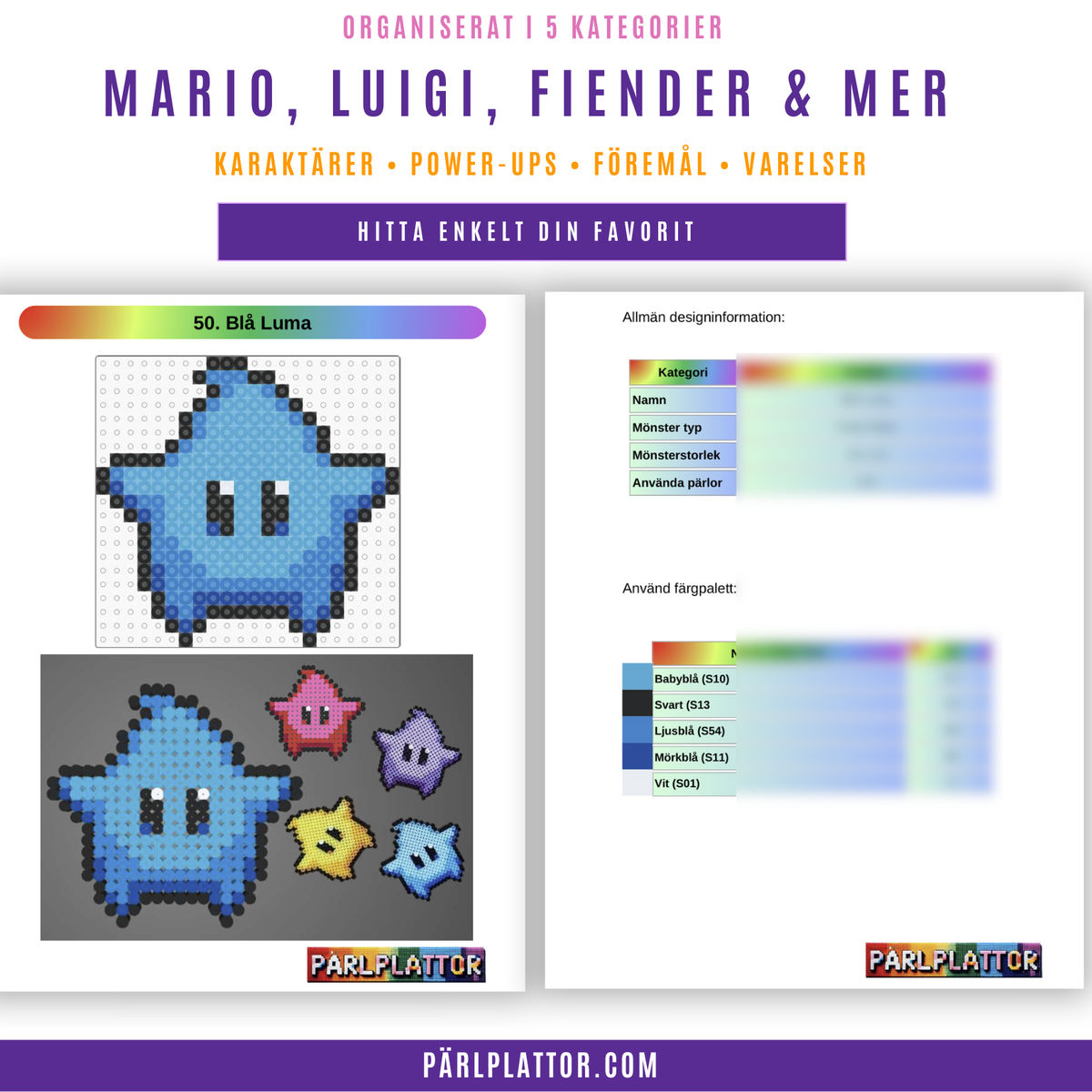 180+ Super Mario Pärlplattemönster - Bild 4